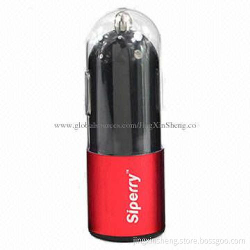 1A Mini USB Car Charger for iPhone& iPad, with 12V-24V AC Voltages